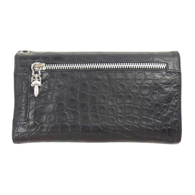 美品】 アリゲーター ウェーブ ALGTR L&T WALLET WAVE 財布 クロム