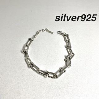 マルタンマルジェラ(Maison Martin Margiela)の【匿名配送】シルバーチェーンブレスレット silver925 スーパー還元(ブレスレット)