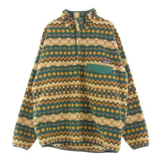 パタゴニア(patagonia)のpatagonia パタゴニア 15AW 25450 15年製 SYNCHILLA シンチラ スナップT フリース プルオーバー ジャケット マルチカラー系 L【中古】(その他)