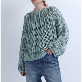 【 eL(エル) 】3G Fishnet Pullover (プルオーバー)(ニット/セーター)