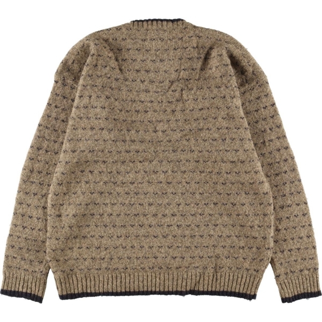 ウールリッチ WOOLRICH バーズアイ柄 ウールニットセーター メンズL /eaa294767 1