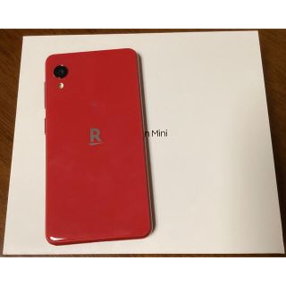 ラクテン(Rakuten)の楽天ミニ　レッド　(スマートフォン本体)