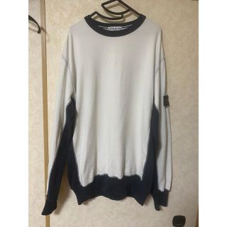 送料無料 27 STONE ISLAND ストーンアイランド 791562420 V0001 ホワイト トレーナー スウェット size L