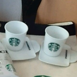 スターバックスコーヒー(Starbucks Coffee)のスタバ2017福袋  デミタスカップ&プレート(その他)