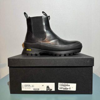 美品JIL SANDER◇41/BLK/チェルシ-ブーツ/ジルサンダー | www