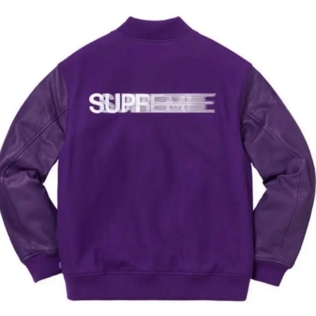 Supreme - supreme motion logo varsity jacketの通販 by ムキムキ's ...