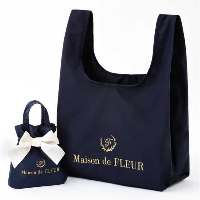 Maison de FLEUR(メゾンドフルール)のMaison de FLEURエコバッグ＆ミニミニトート レディースのバッグ(エコバッグ)の商品写真