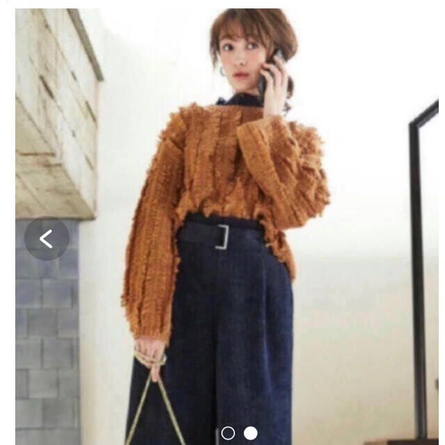 GU(ジーユー)のフリンジセーター(長袖)CL レディースのトップス(ニット/セーター)の商品写真