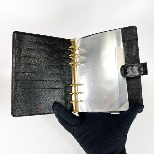 ✨美品✨ Louis Vuitton ルイ ヴィトン アジェンダMM 手帳 黒 - evc.co.il