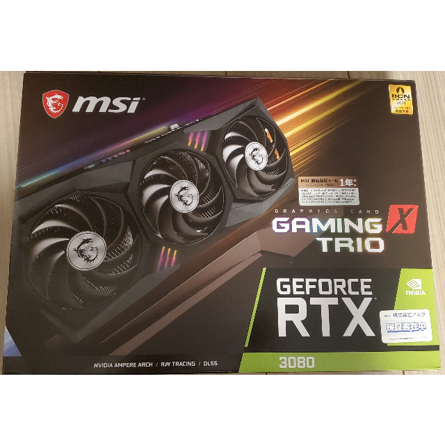 開店記念セール！ MSI GeForce RTX 3080 GAMING X TRIO 10G PCパーツ