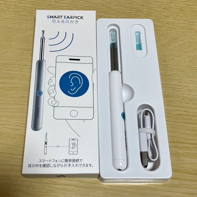 SMART EARPICK 見える耳かき キッズ/ベビー/マタニティの洗浄/衛生用品(綿棒)の商品写真