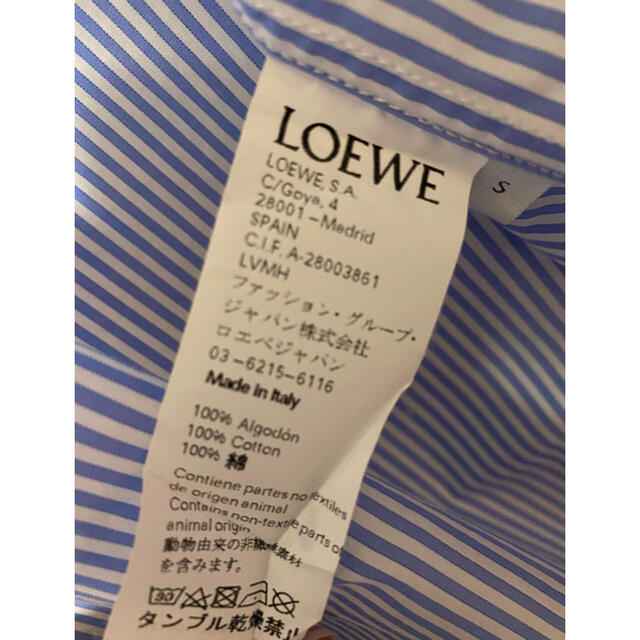 LOEWE - LOEWE アシンメトリーシャツ ストライプの通販 by 's shop