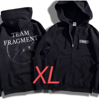 フラグメント(FRAGMENT)のXLサイズ FRAGMENT FORUM Black ZIP Hoodie(パーカー)