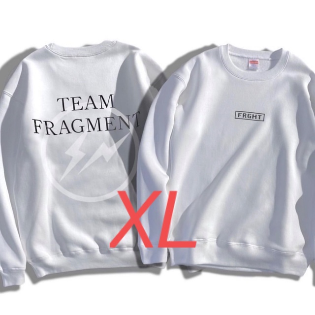 XLサイズ FRAGMENT FORUM White Crewneck