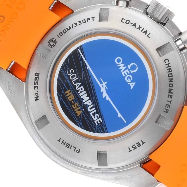 OMEGA オメガ 記念モデ﻿ル 腕時計 スピードマスター オレンジ 【希少品】