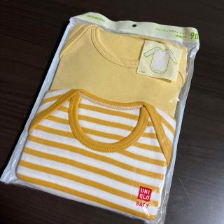 ユニクロ(UNIQLO)のUNIQLO ロンパース 肌着　90(下着)