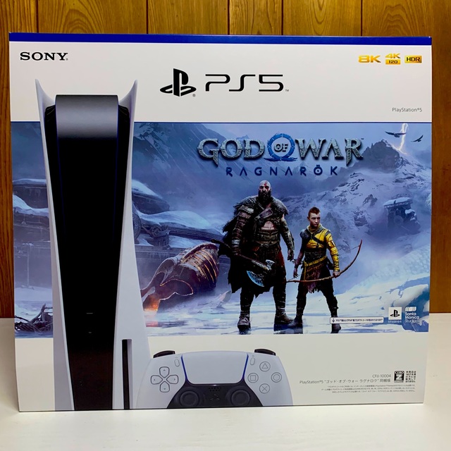 【新品】PlayStation 5 “ゴッド・オブ・ウォー ラグナロク” 同梱版PS5