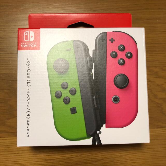 新品 Switch ジョイコン Joy-Con ネオングリーン/ネオンピンク エンタメ/ホビーのゲームソフト/ゲーム機本体(その他)の商品写真