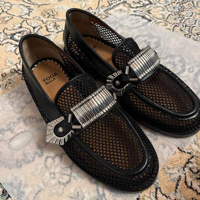 TOGA PULLA メッシュローファー 2way-