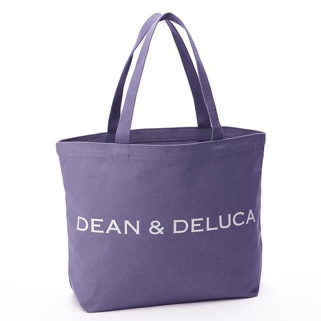 DEAN & DELUCA(ディーンアンドデルーカ)のディーン&デルーカ  チャリティートート  バイオレット   Lサイズ  新品 レディースのバッグ(トートバッグ)の商品写真
