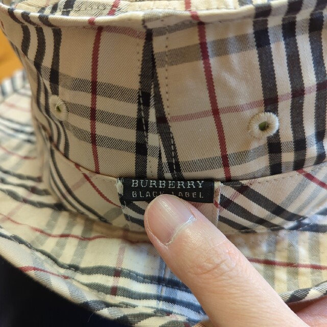 BURBERRY BLACK LABEL(バーバリーブラックレーベル)のBurberry Black Label 帽子 バケットハット ノバチェック メンズの帽子(ハット)の商品写真