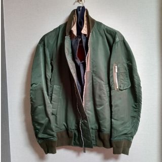 sacai - Sacai サカイ 19SS MA-1 DOCKING MESH ZIP JACKET 19-01930M ...