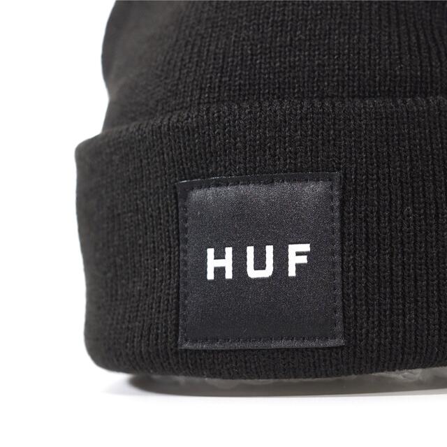 HUF(ハフ)の◆HUF BOX LOGO ビーニー /ハフ ボックスロゴ　ニットキャップ メンズの帽子(ニット帽/ビーニー)の商品写真