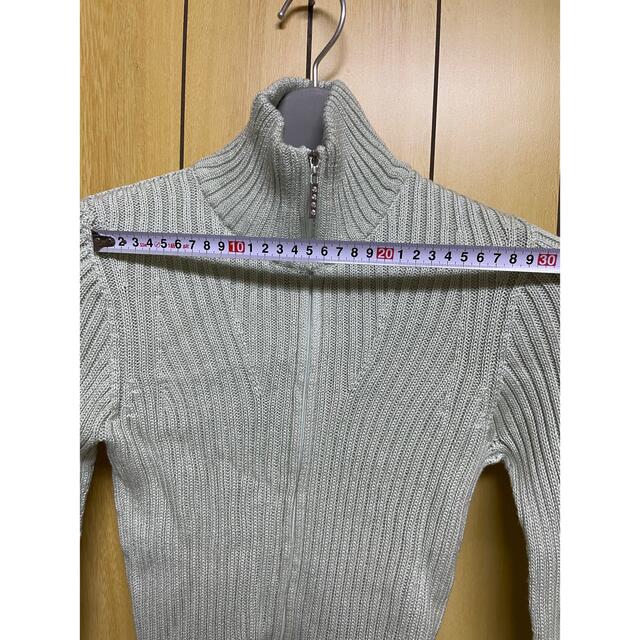 タートルネックセーター　ダブルジップ レディースのトップス(ニット/セーター)の商品写真