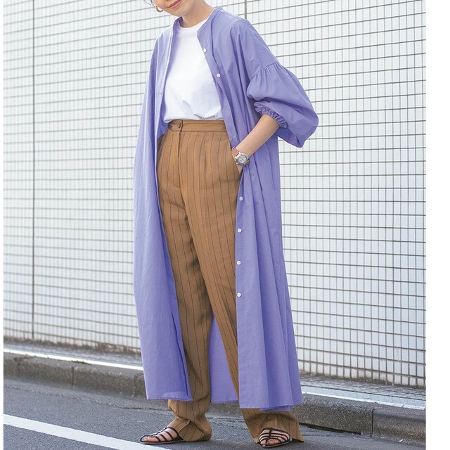 UNITED ARROWS バンドカラーシャツワンピースShirt Dresse UNITED ARROWS バンドカラーシャツワンピースShirt Dresse