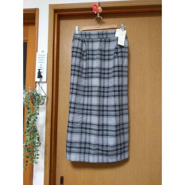 SM2(サマンサモスモス)の新品　サマンサモスモス　チェック　ロングタイトスカート レディースのスカート(ロングスカート)の商品写真