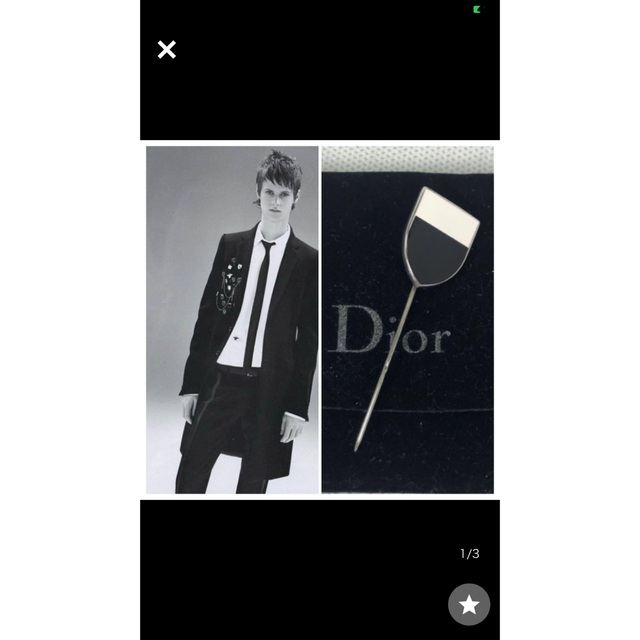 DIOR HOMME(ディオールオム)のバッチ　3点　専用 メンズのアクセサリー(その他)の商品写真