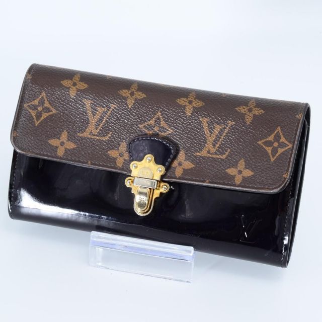Seasonal Wrap入荷 ルイヴィトン ポルトフォイユ チェリーウッド 長