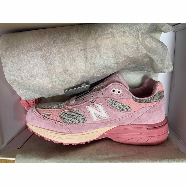 New Balance(ニューバランス)のジョー・フレッシュグッズ ×ニューバランス 993 ピンク WR993JH1 レディースの靴/シューズ(スニーカー)の商品写真