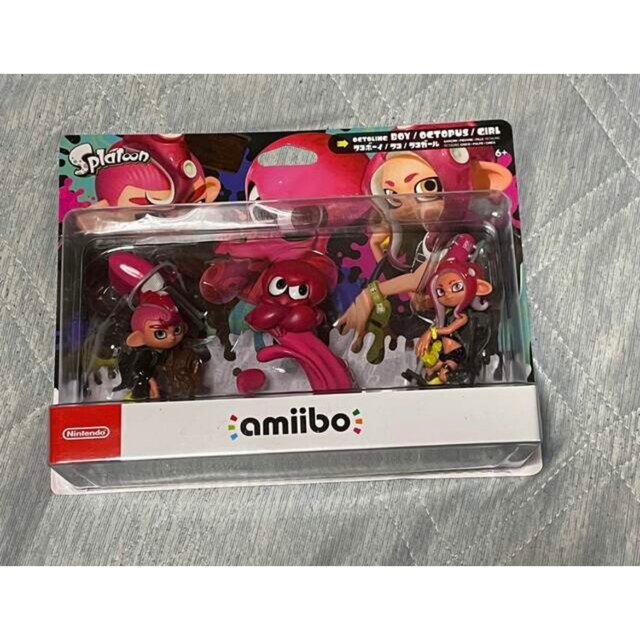 amiibo トリプルセット[タコガール／タコ／タコボーイ]（スプラトゥーンシリ任天堂