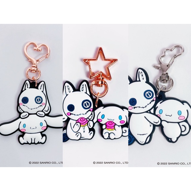 NieR サンリオ シナモン ラバーストラップ セット 完売品 エンタメ/ホビーのおもちゃ/ぬいぐるみ(キャラクターグッズ)の商品写真
