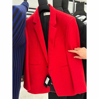 サンローラン(Saint Laurent)のSAINT LAURENTストライプウールジャケット(その他)