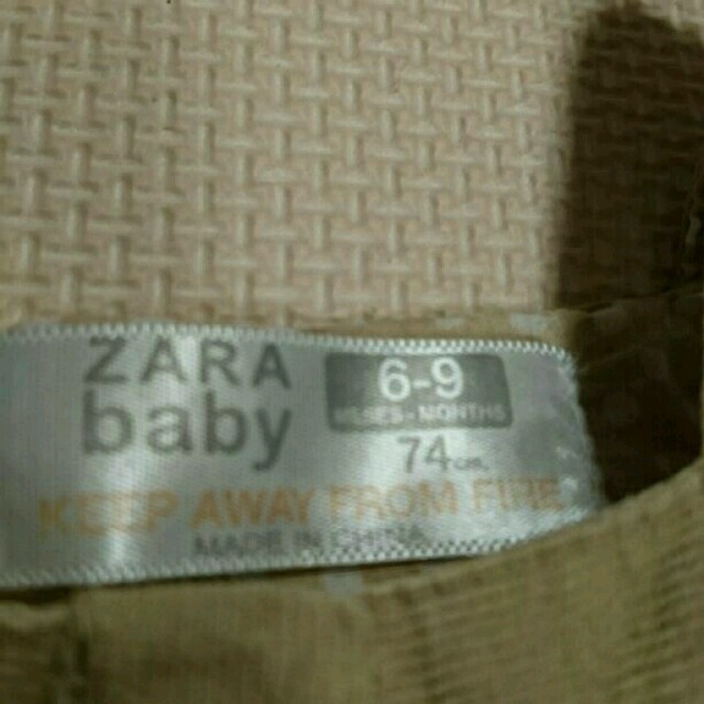 ZARA KIDS(ザラキッズ)のZARAbaby☆コーデュロイワンピース キッズ/ベビー/マタニティのベビー服(~85cm)(ワンピース)の商品写真