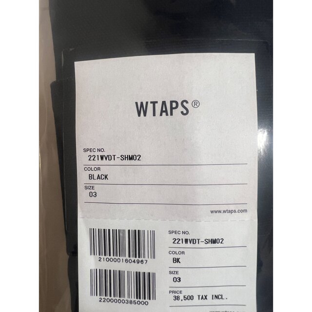 W)taps - WTAPS JUNGLE 01 LS BLACK L 新品未使用 22SSの通販 by ...