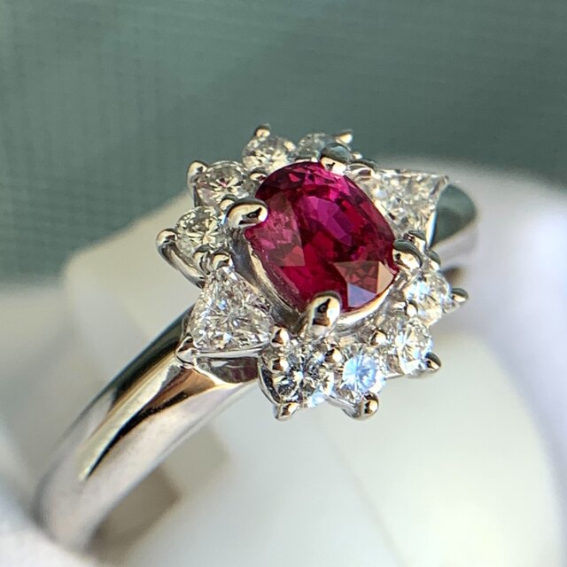 タサキ TASAKI ♥ ルビー ダイヤ ♥ ハート リング-