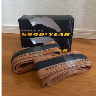 グッドイヤー(Goodyear)の【新品】GOOD YEAR EAGLE F1　チューブレスタイヤ28c　2本組み(パーツ)