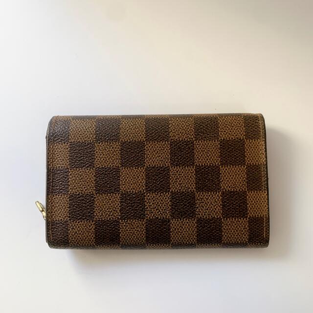 【箱付き美品】ルイヴィトン LOUIS VUITTON ダミエ 長財布 かぶせ