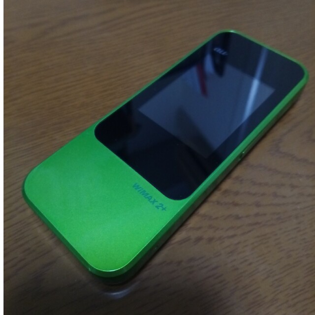 au(エーユー)のWiMax2+Speed Wi-Fi W043 HWD355GA GREEN スマホ/家電/カメラのスマホ/家電/カメラ その他(その他)の商品写真