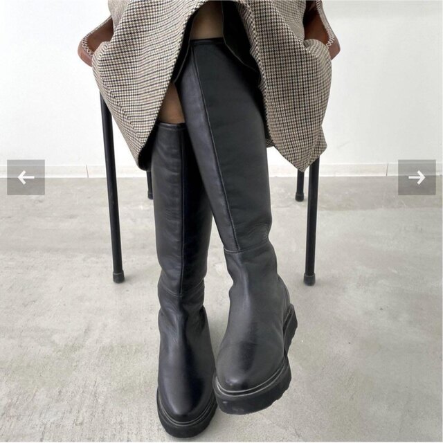 週間売れ筋靴6 黒 CAMINANDO RIDING LONG BOOTS ドゥーズィエム - www.prested.co.uk
