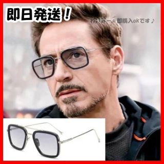 偏光レンズ　サングラス　トニースターク　アベンジャーズ　アイアンマン　オシャレ(サングラス/メガネ)