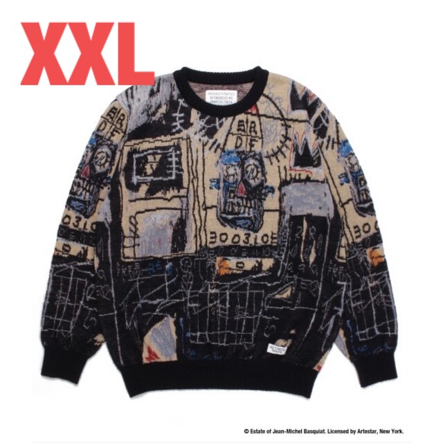 お買得!】 WACKO MARIA - WACKO MARIA BASQUIAT MOHAIR SWEATER