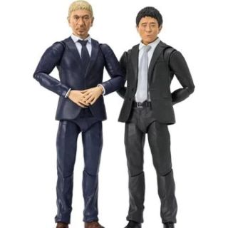 バンダイ(BANDAI)のダウンタウン 松本人志 究極のボケ 浜田雅功 究極のツッコミ セット 新品未開封(お笑い芸人)