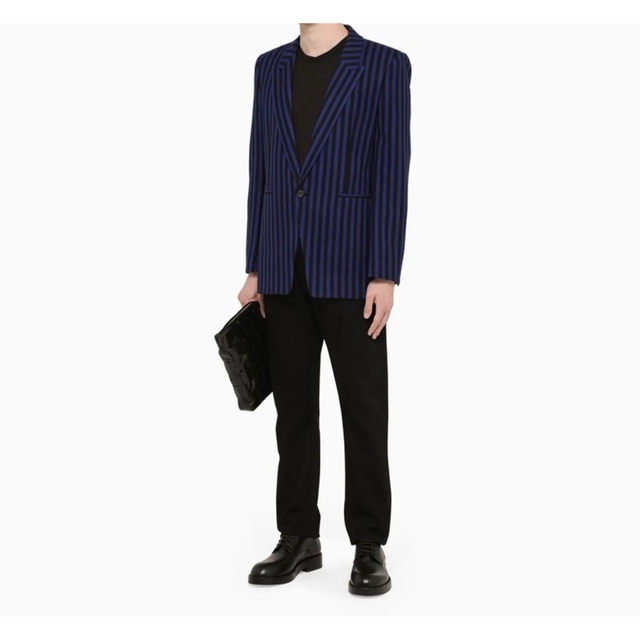 Saint Laurent Paris 1B ラムウール ストライプ ジャケット美中古品