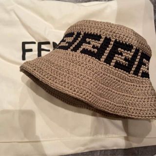 フェンディ(FENDI)の【ringo1214jp 専用】FENDI コットンハット　バケハ(ハット)