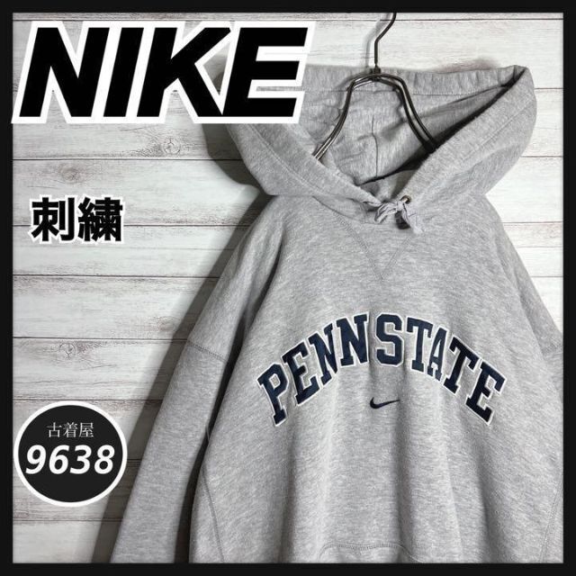 入手困難!!】ナイキ ✈︎刺繍ロゴ PENN STATE アーチロゴ ゆるだぼ-