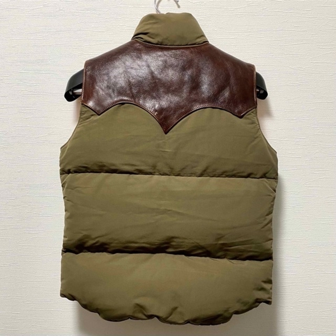 JELADO(ジェラード)のJELADO / レザーヨーク ダウンベスト メンズのジャケット/アウター(ダウンベスト)の商品写真